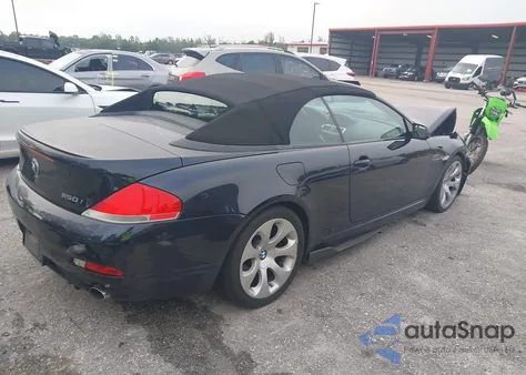2006 BMW 650I from USA, damaged, VIN WBAEK134X6CN78826
